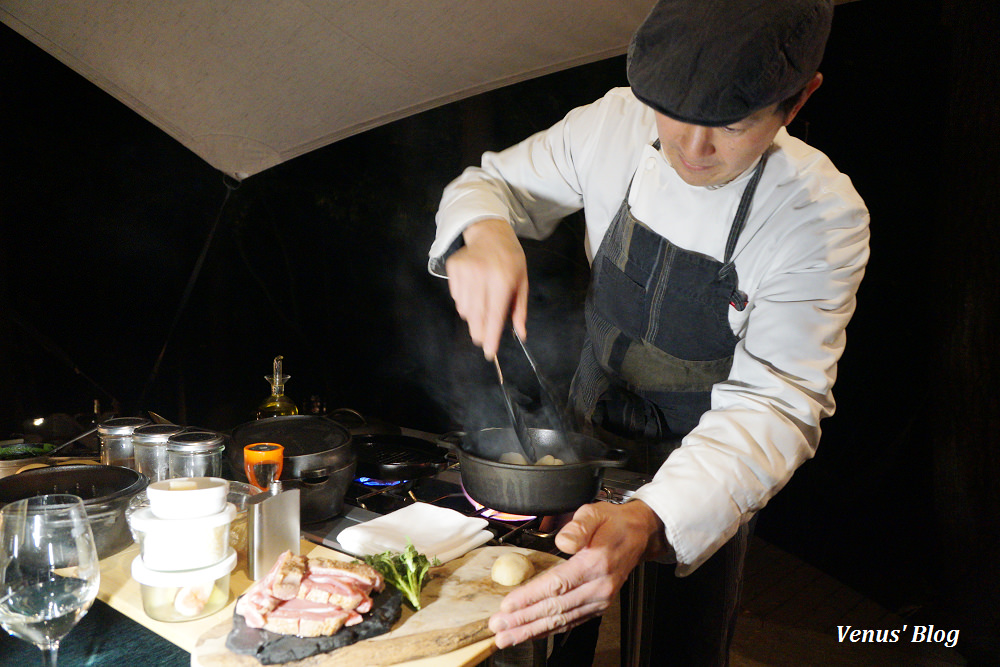 【河口湖星野】星のや富士-浪漫的森林BBQ晚餐,主廚桌邊料理