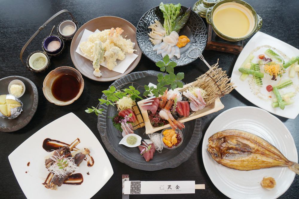 旭川車站美食,旭川必吃,天金本店,海膽涮涮鍋,海膽雜炊