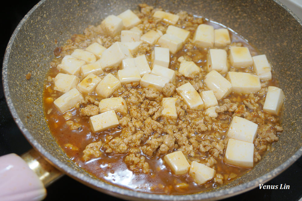 麻婆豆腐食譜,懶人版麻婆豆腐,麻婆豆腐燴飯,自己在家做麻婆豆腐